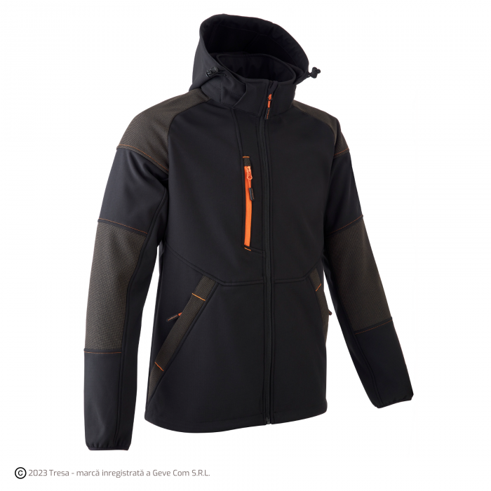YUKI II, Jachetă Softshell cu 3 straturi și întărituri Ripstop 3D, 350 g/mp, impermeabilitate 8.000 mm [10]