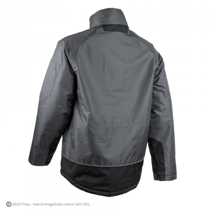 YUZU, Jachetă parka din poliester Ripstop cu căptușeală fleece și glugă fixă, 300 g/mp [7]