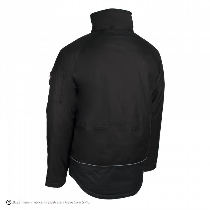 YUZU, Jachetă parka din poliester Ripstop cu căptușeală fleece și glugă fixă, 300 g/mp [4]