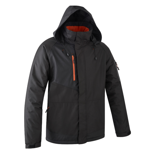YUZU, Jachetă parka din poliester Ripstop cu căptușeală fleece și glugă fixă, 300 g/mp [13]