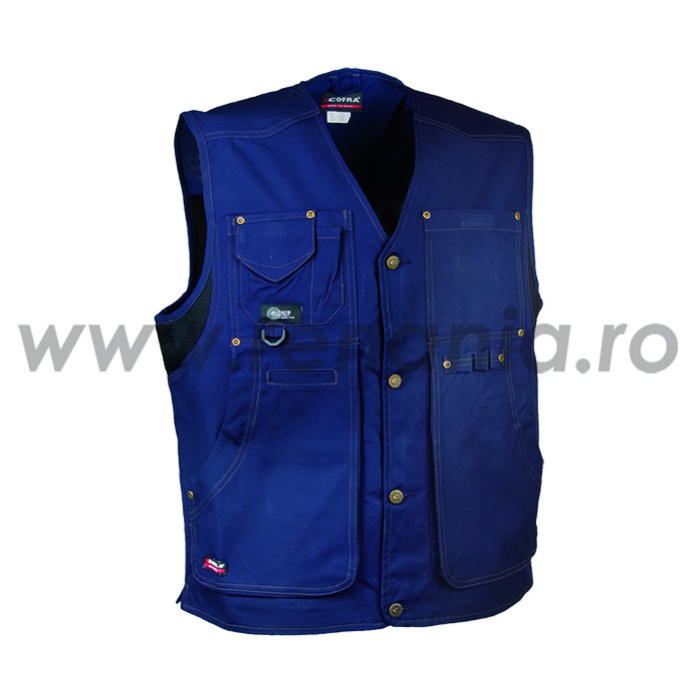 ZURICH V055 Vestă de protecție riscuri minime din canvas de bumbac [2]