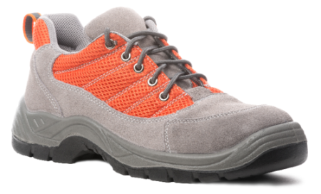 ÎNCĂLȚĂMINTE - SPINELLE S1P, Pantofi de protecție din piele velur și plasă ventilată, bombeu metalic