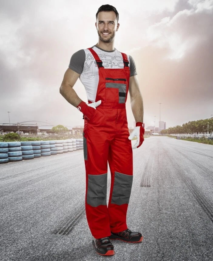 2STRONG, Pantaloni cu pieptar din poliester și bumbac, 235 g/mp [4]