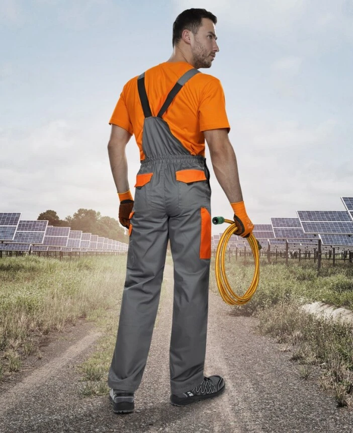 2STRONG, Pantaloni cu pieptar din poliester și bumbac, 235 g/mp [2]