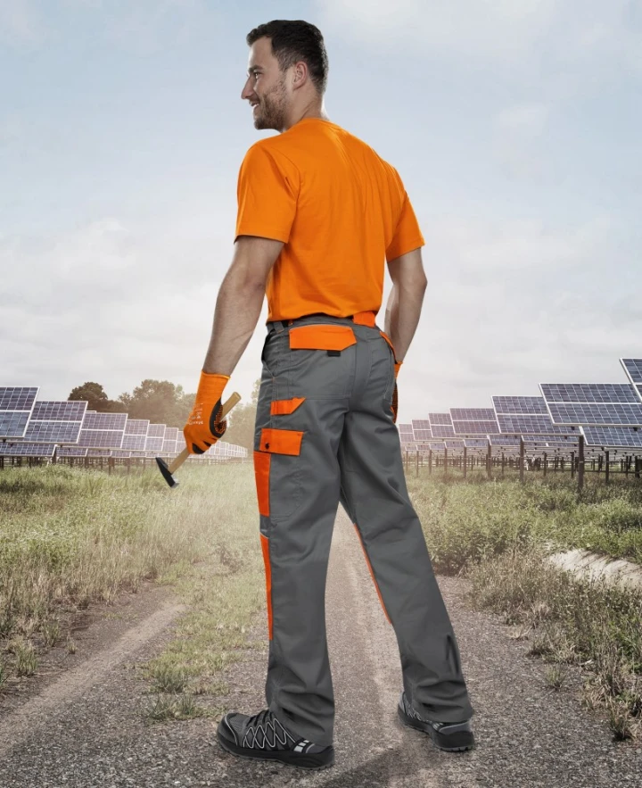 2STRONG, Pantaloni în talie din poliester și bumbac, 235 g/mp [4]