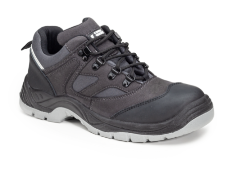 ÎNCĂLȚĂMINTE - SILVER S3, Pantofi de protecție din piele velur și plasă ventilată, bombeu metalic