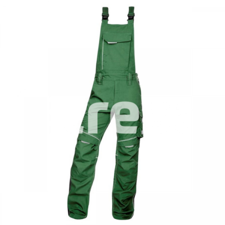 URBAN, Pantaloni cu pieptar din poliester si bumbac [4]