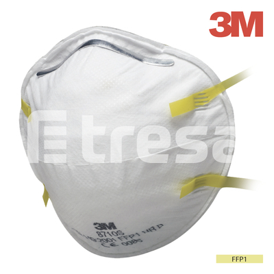 Protecție repiratorie de unică folosință - 3M 8710 – Semimască de protecție respiratorie FFP1, unică folosință [Cutie 20 de bucăți]