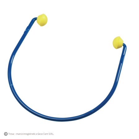 Antifoane interne cu fir - 3M™ EC-01-000, Dopuri de urechi de unică folosință din spumă poliuretanică, cu bandă reutilizabilă, 24 dB