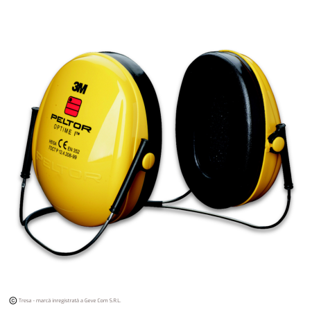 Antifoane externe - 3M PELTOR Optime 1 H510B, Antifoane externe cu bandă pentru ceafă, 25 dB, 165 grame