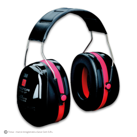 PROTECȚIE AUDITIVĂ - 3M PELTOR Optime III H540A 411, Antifoane externe cu bandă de susținere ajustabilă, 34 dB, 285 grame
