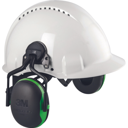 Antifoane externe cu prindere pe casca de protecție - 3M Peltor X1P5E-GA - Abțibilduri de protecție auditorie pentru cască