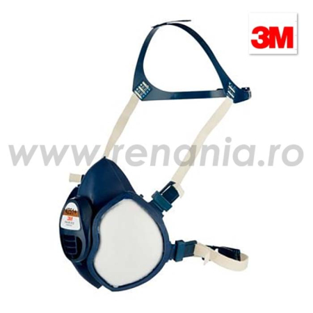 3M SERIA 4000, Semimască de protecție respiratorie cu filtre incorporate [1]