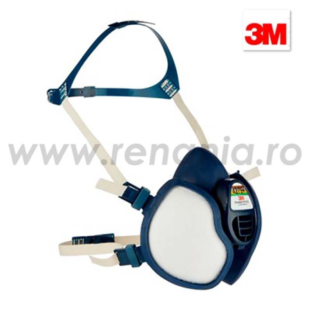 3M SERIA 4000, Semimască de protecție respiratorie cu filtre incorporate [2]