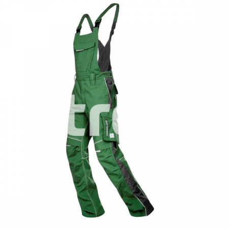 URBAN, Pantaloni cu pieptar din poliester si bumbac [6]