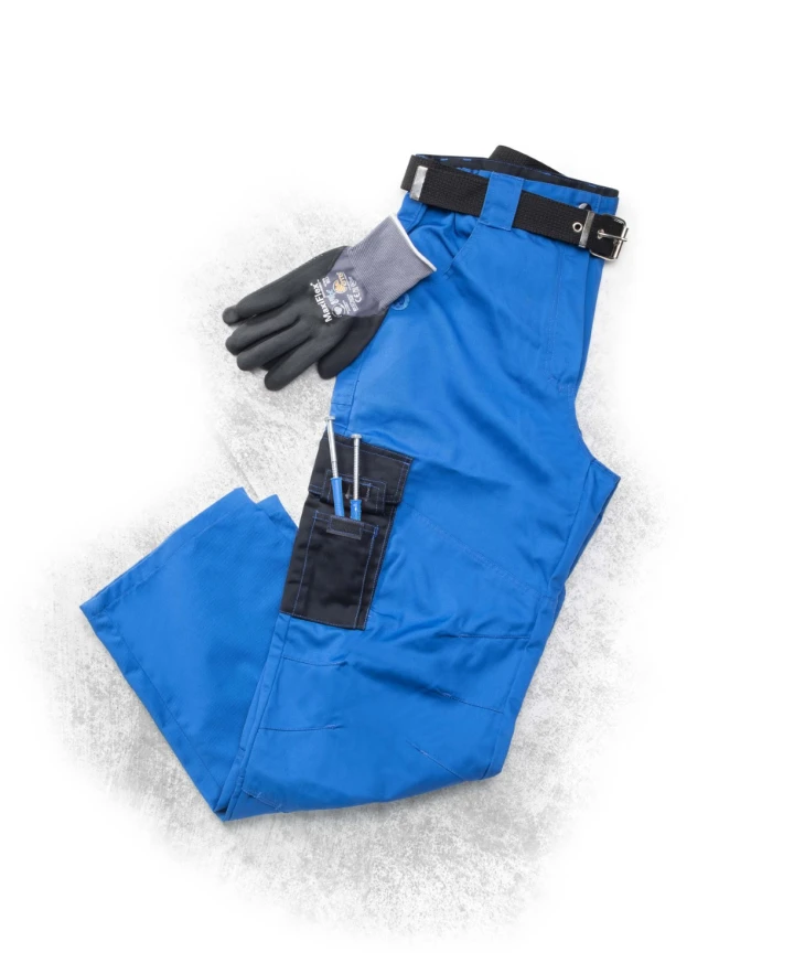 4TECH 02, Pantaloni în talie din poliester și bumbac, 240 g/mp [6]