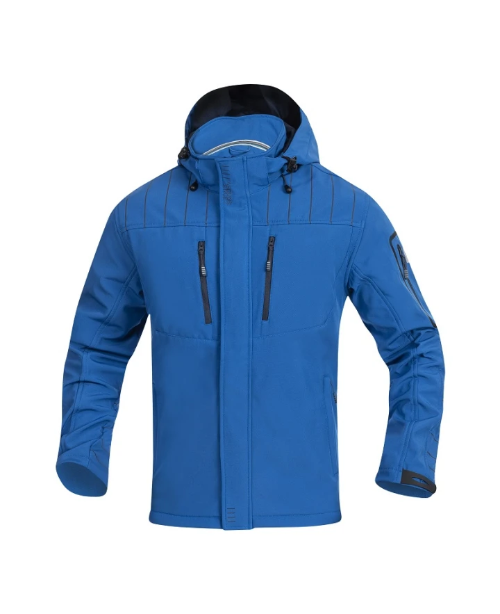 Jachete - 4TECH, Jachetă tip Softshell cu glugă detașabilă din poliester și membrană TPU, 310 g/mp