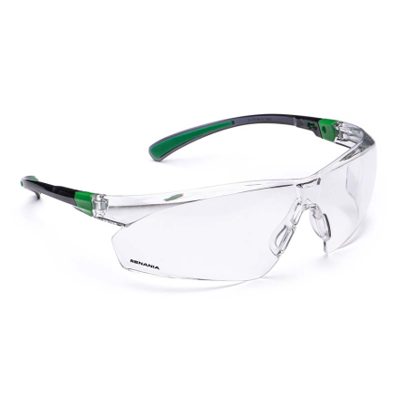 Ochelari de protecție - 506UP, Ochelari de protecție cu lentile incolore din policarbonat, brațe din cauciuc reglabile