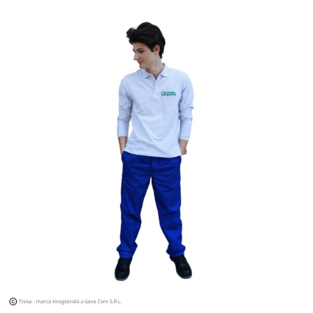 Pantaloni standard - 5SSDN, Pantaloni cu protecție limitată la stropi de chimicale lichide, din poliester/bumbac 245 g/mp