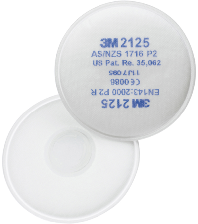 Filtre - 3M 2125 P2, Filtre pentru particule, montare directă pe măștile 3M Seria 6000/6500QL/7500/7907 [set 2 bucăți]