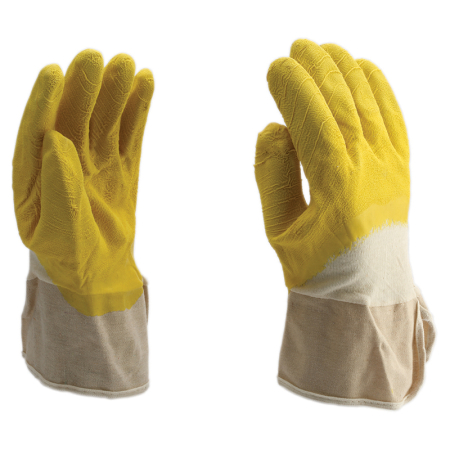 Mănuși Textile Imersate - 7021, Mănuși de protecție chimică din bumbac, imersate în latex