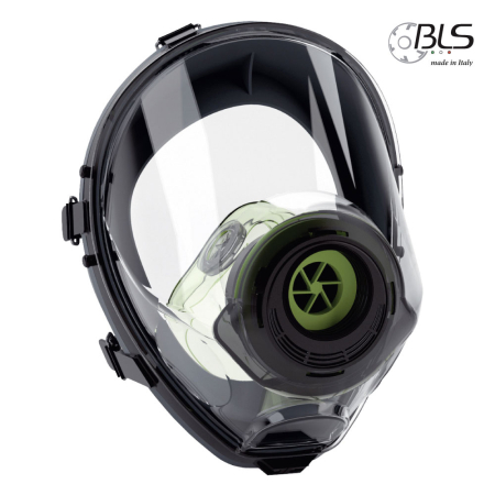 Măști integrale reutilizabile - BLS 5150, Mască integrală de protecție respiratorie EN 136, sigiliu termoplastic, conector universal EN 148-1, vizieră panoramică policarbonat clasa optică 1