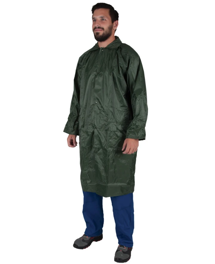  Pelerine - NICK, Pelerină de ploaie cu glugă încorporată din poliamidă laminată cu PVC, grosime 0,18 mm, lungime 120 cm