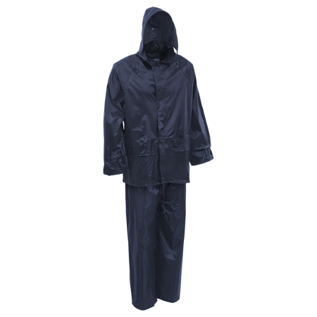 Costume | Combinezoane Impermeabile - MONSOON-A, Costum de ploaie din poliester și PVC, jachetă cu glugă ascunsă și pantaloni