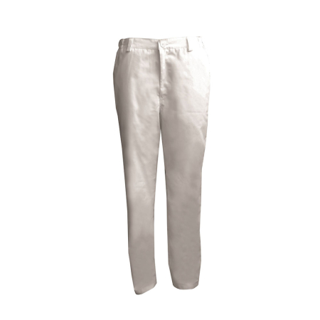 Pantaloni si salopete - RENANIA ADRIATIC MAN G33033, Pantaloni de bucătar albi din bumbac și fibre sintetice