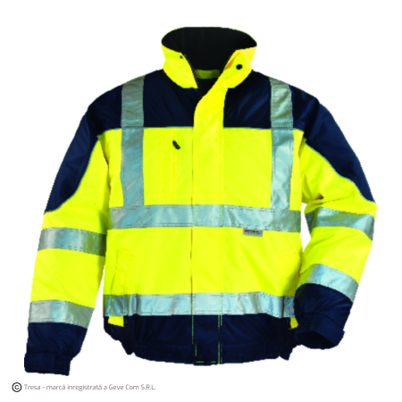 AIRPORT, Jachetă Bomber HI-VIS din poliester Oxford 300D, căptușeală din poliester 160 g/mp [1]