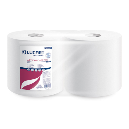 CURĂȚENIE ȘI INGRIJIRE - RENANIA AIRTECH POWER 320, Lavete industriale Airlaid din fibră de celuloză, 80 g/mp, 320 foi/rolă