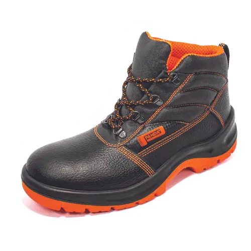 Bocanci - PANDA ALFA NEOS O1 SRC, Pantofi de protecție din piele Barton, talpă poliuretan dublă densitate, fără bombeu, antistatic, talpă SRC