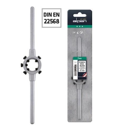 Tarozi, filiere și accesorii de filetat - ALPEN, Port-filieră pentru filiere de 25 x 9 mm, M2-M12