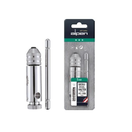 Tarozi, filiere și accesorii de filetat - ALPEN, Port-tarod în T, M3-M10, lungime 85 mm