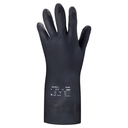 Mănuși de protecție - ALPHATEC 29-500, Mănuși de protecție chimică din neopren și latex natural, grosime 0,70 mm