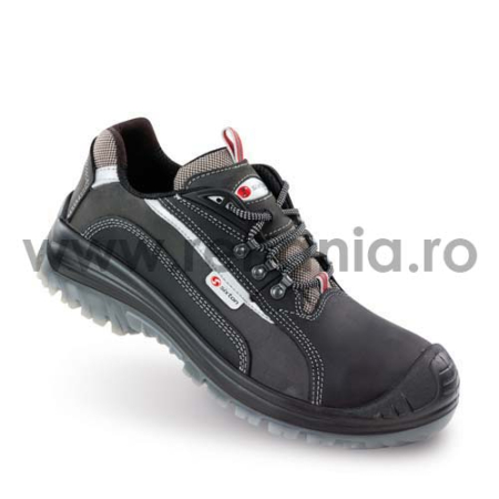 ÎNCĂLȚĂMINTE - ANDALO S3 SRC, Pantofi de protecție din piele nubuck gresată, bombeu compozit, lamelă antiperforație nemetalică