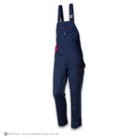 Pantaloni cu pieptar - ANDURA, Pantaloni cu pieptar din tercot, 235 g/mp