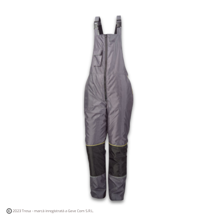 Pantaloni cu pieptar - ANDURA WINTER, Pantaloni de iarnă cu pieptar, din poliester Oxford si PU, căptușeală termică 140 g/mp