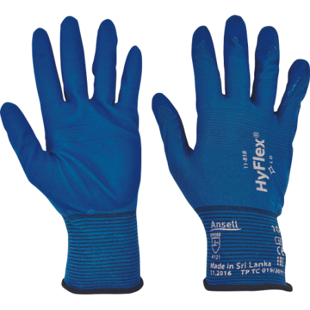 Protecție mecanică - ANSE Ansell 11-818 HyFlex - Mănuși de protecție nitrilice