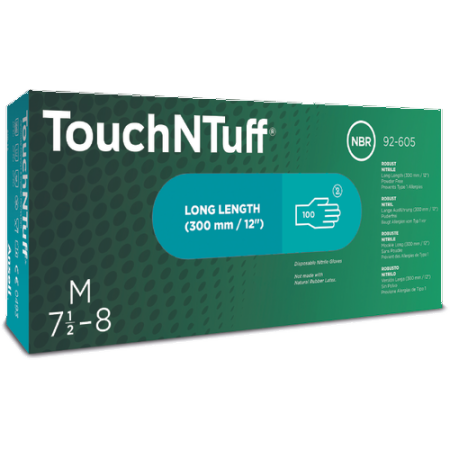 Ansell 92-605 Touch N Tuff - Mănuși nitril 30cm nepudrate [2]