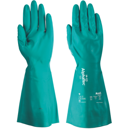 ANSELL ALPHATEC 58-335, Mănuși de protecție chimică din nitril [0]