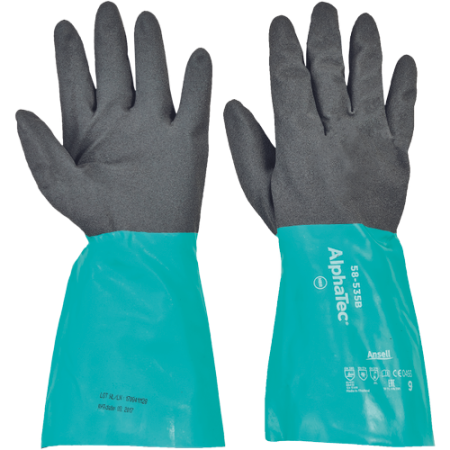 PROTECȚIA MÂINILOR - ANSELL ALPHATEC 58-535, Mănuși de protecție chimică cu grip