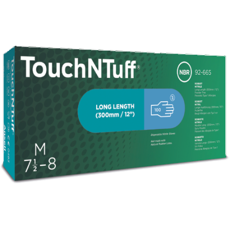ANSELL TOUCH N TUFF 92-665, Mănuși de unică folosință din nitril [2]