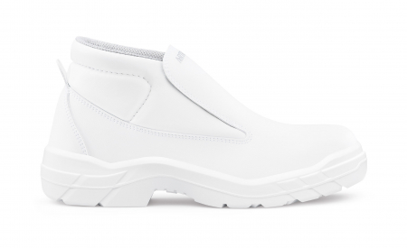 Bocanci - ARAGONIT  8429 1010 S2 SRC, Bocanci de protectie cu bombeu din otel, talpa antistatica si absorbitor soc + fete hidrofobizate, talpa SRC