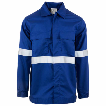 ARCO MULTINORM HIVIS , Costum de protecție multirisc cu elemente HI VIS, ignifug, antistatic (ESD), din bumbac si fibre antistatice, 330 g/mp [5]