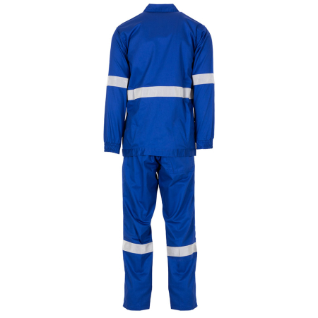 ARCO MULTINORM HIVIS , Costum de protecție multirisc cu elemente HI VIS, ignifug, antistatic (ESD), din bumbac si fibre antistatice, 330 g/mp [2]