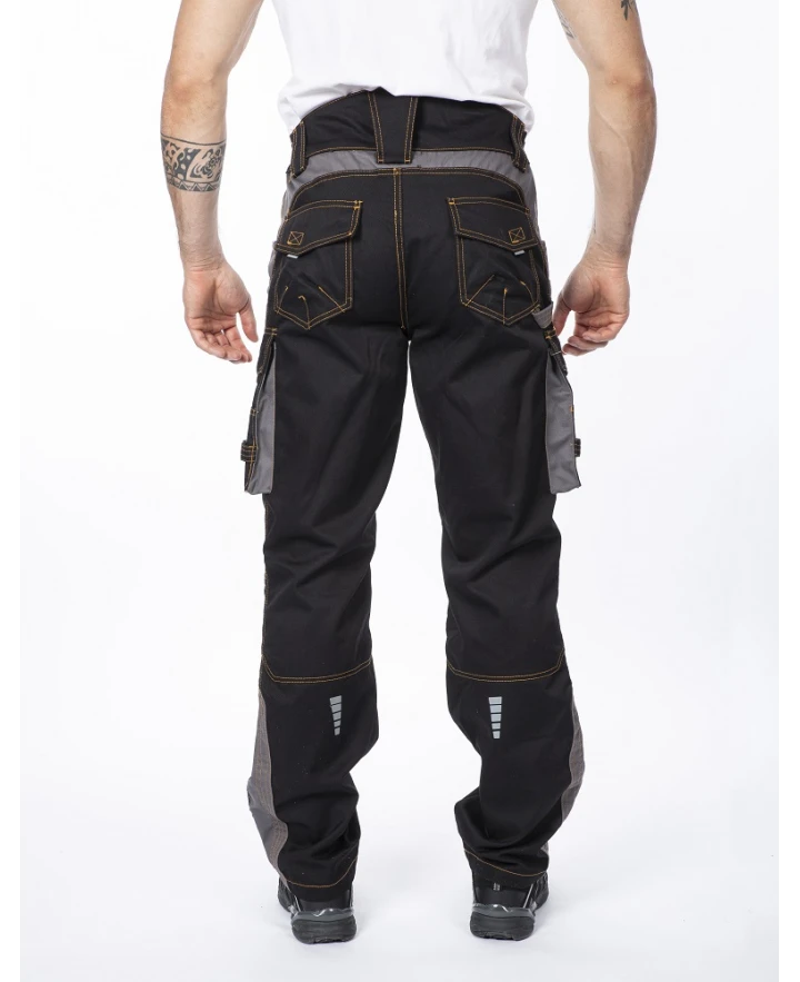 VISION 02, Pantaloni în talie din bumbac și poliester, 260 g/mp [30]