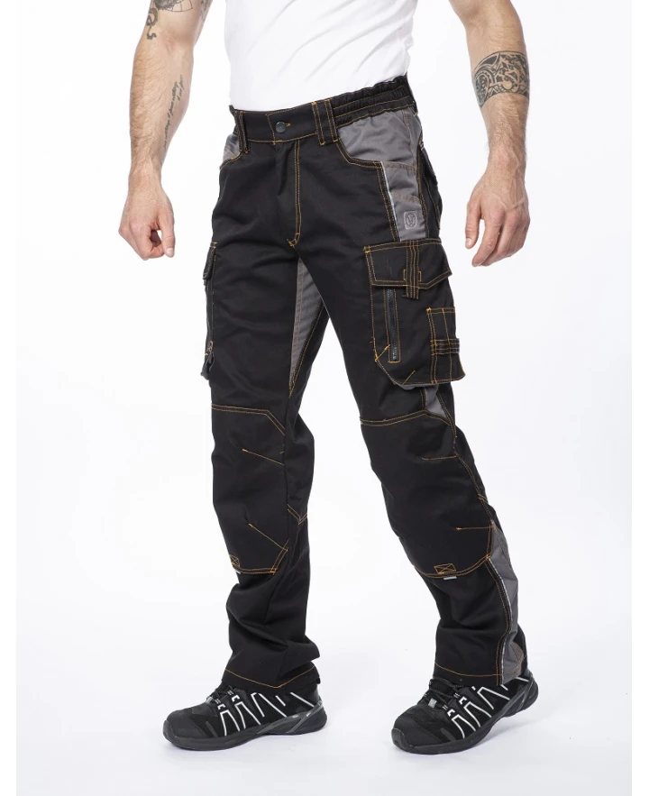 VISION 02, Pantaloni în talie din bumbac și poliester, 260 g/mp [31]
