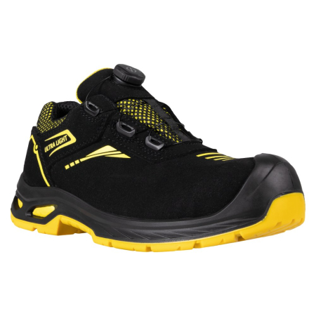 Pantofi - 29A6 ULTRALIGHT S3S SR FO ESD, Pantofi de protecție din piele velur, bombeu compozit, lamelă antiperforațieie