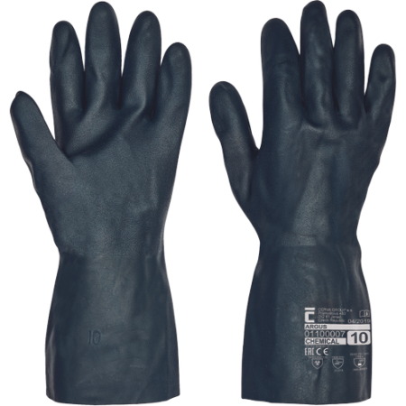 PROTECȚIA MÂINILOR - ARGUS, Mănuși de protecție chimică din neoprene 0